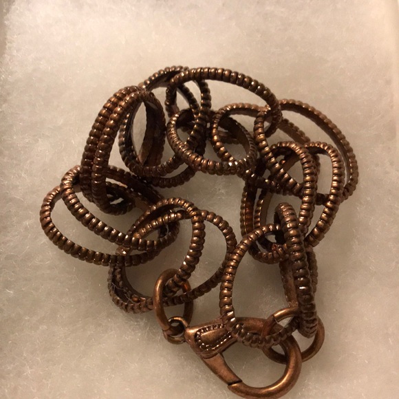 Jewelry - Brown rustic link bracelet